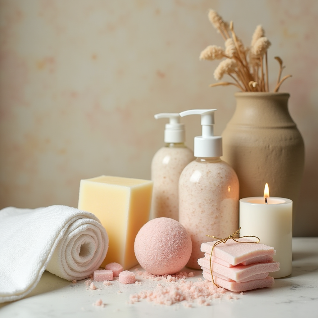 Bath Salts, Bath Bombs & Soaps