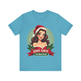 Funny Christmas Pin Up Girl T-Shirt - Sarcastic Coquette Tee