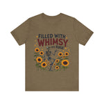 Whimsical Skeleton Tee - Filled with Whimsy and Rage Funny T-Shirt