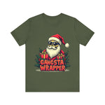 Gangsta Wrapper Sarcastic Christmas Tee