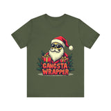 Gangsta Wrapper Sarcastic Christmas Tee