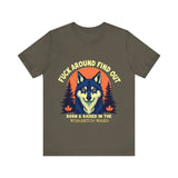 Sarcastic FAFO Wolf Tee