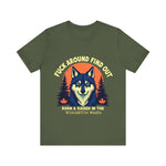 Sarcastic FAFO Wolf Tee