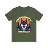 Sarcastic FAFO Wolf Tee