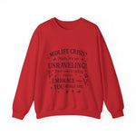 Midlife Crisis Unraveling Crewneck Sweatshirt