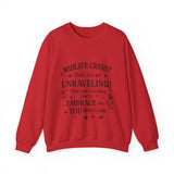 Midlife Crisis Unraveling Crewneck Sweatshirt