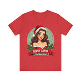Funny Christmas Pin Up Girl T-Shirt - Sarcastic Coquette Tee