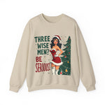Whimsical Christmas Sweater - Funny 3 Wise Men Christmas Sweatshirt