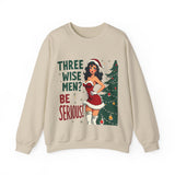 Whimsical Christmas Sweater - Funny 3 Wise Men Christmas Sweatshirt