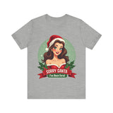 Funny Christmas Pin Up Girl T-Shirt - Sarcastic Coquette Tee