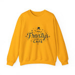 Frosty's Snowflake Café Christmas Sweatshirt, Festive Snowman Sweater