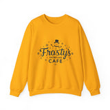 Frosty's Snowflake Café Christmas Sweatshirt, Festive Snowman Sweater