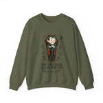 Funny Vampire Crewneck Sweatshirt - The Vibe I Bring to the Function
