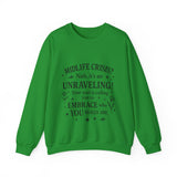 Midlife Crisis Unraveling Crewneck Sweatshirt