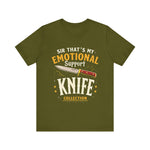 Emotional Support Knife Funny Graphic T-Shirt