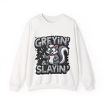 Greyin' & Slayin' Unisex Crewneck Sweatshirt