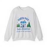 North Pole Bed & Breakfast Christmas Sweater - Cozy Holiday Sweatshirt