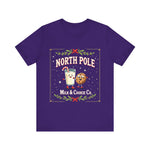 North Pole Milk & Cookie Co. Christmas T-Shirt - Festive Whimsical Tee