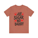 Cute All Sugar No Daddy Tee, Funny Coquette Graphic Tee