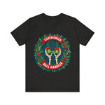Experienced Ball Handler Funny Christmas T-Shirt: Gothic Christmas Humor Tee