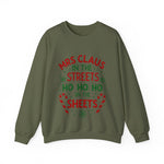 Mrs Claus in the Streets Ho Ho Ho In the Sheets Festive Funny Sweater