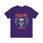 Skull Graphic Tee, Fear Me Love Me T-Shirt