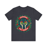 Experienced Ball Handler Funny Christmas T-Shirt: Gothic Christmas Humor Tee