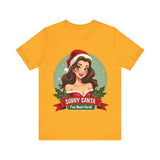 Funny Christmas Pin Up Girl T-Shirt - Sarcastic Coquette Tee