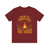Follow the Fireflies Unisex Jersey Tee