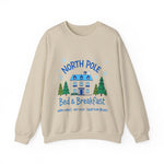 North Pole Bed & Breakfast Christmas Sweater - Cozy Holiday Sweatshirt