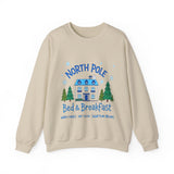 North Pole Bed & Breakfast Christmas Sweater - Cozy Holiday Sweatshirt