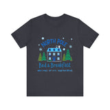 North Pole Bed & Breakfast Christmas Tee - Cozy Holiday T-Shirt