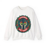 Experienced Ball Handler Funny Christmas Sweatshirt, Gothic Christmas Humor Sweater
