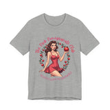 Vintage-Inspired Pink Pomegranate Club Persephone Tee, Retro Coquette Graphic Shirt