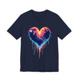 Cosmic Heart T-Shirt: Love & Space Graphic Tee