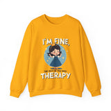 Sarcastic Therapy Quote Sweatshirt - Funny Crewneck Sweater