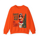 Whimsical Christmas Sweater - Funny 3 Wise Men Christmas Sweatshirt