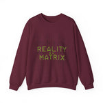 Matrix-Inspired Crewneck Sweatshirt - Reality is a Matrix Sweater