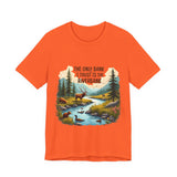Funny Nature-Inspired Graphic Tee - Sarcastic "Only Bank I Trust is the Riverbank" T-Shirt