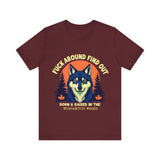 Sarcastic FAFO Wolf Tee