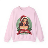 Funny Christmas Coquette Pin Up Girl Sweatshirt, Sarcastic Coquette Christmas Sweater