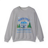 North Pole Bed & Breakfast Christmas Sweater - Cozy Holiday Sweatshirt