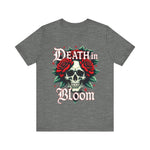Gothic Floral Skull T-Shirt - Death in Bloom Tee