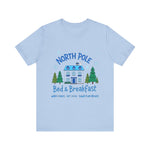 North Pole Bed & Breakfast Christmas Tee - Cozy Holiday T-Shirt