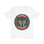 Experienced Ball Handler Funny Christmas T-Shirt: Gothic Christmas Humor Tee
