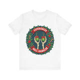 Experienced Ball Handler Funny Christmas T-Shirt: Gothic Christmas Humor Tee