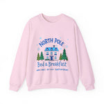 North Pole Bed & Breakfast Christmas Sweater - Cozy Holiday Sweatshirt