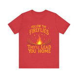 Follow the Fireflies Unisex Jersey Tee