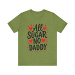 Cute All Sugar No Daddy Tee, Funny Coquette Graphic Tee