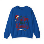 Festive But Stabby Funny Sweatshirt - Sarcastic Holiday Sweater